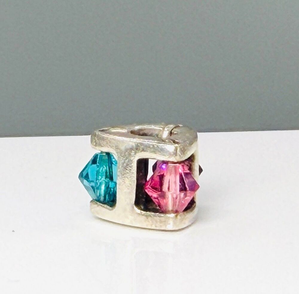Trollbeads LAA Winter Jewel Silver 925 & Swarovski Crystal Small Retired